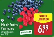 ALDI Mix de Frutos Vermelhos promoção