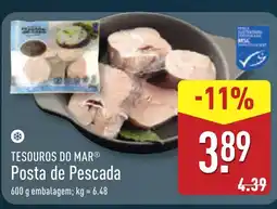 ALDI TESOUROS DO MAR Posta de Pescada promoção