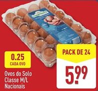 ALDI Ovos do Solo Classe M/L Nacionais promoção