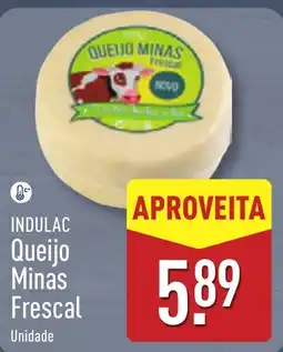 ALDI INDULAC Queijo Minas Frescal promoção