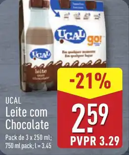 ALDI UCAL Leite com Chocolate promoção