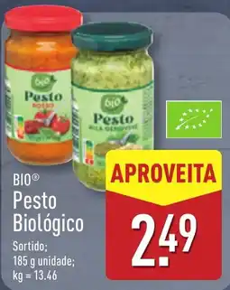 ALDI BIO Pesto Biológico promoção