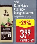 ALDI Sical Cafe Moido Classico Moagem Normal promoção