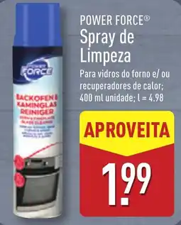 ALDI POWER FORCE Spray de Limpeza promoção