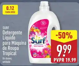 ALDI SURF Detergente Líquido para Máquina de Roupa Tropical promoção