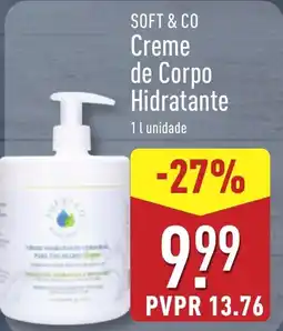 ALDI SOFT & CO Creme de Corpo Hidratante promoção