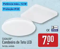 ALDI CASALUX Candeeiro de Teto LED promoção