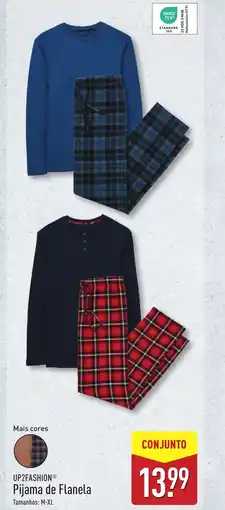 ALDI UP2FASHION Pijama de Flanela promoção