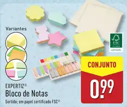 ALDI EXPERTIZ Bloco de Notas promoção