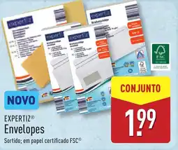 ALDI EXPERTIZ Envelopes promoção