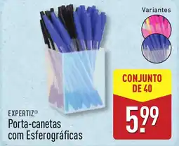 ALDI EXPERTIZ Porta-canetas com Esferográficas promoção