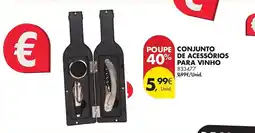 Pingo Doce Conjunto de acessórios para vinho promoção