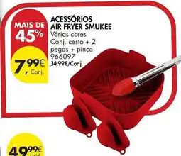 Pingo Doce Acessórios air fryer smukee promoção