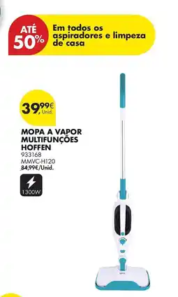 Pingo Doce Mopa a vapor multifunções hoffen promoção