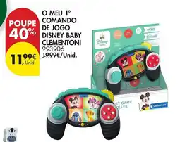 Pingo Doce O meu 1° comando de jogo disney baby clementoni promoção