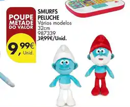 Pingo Doce Smurfs peluche promoção