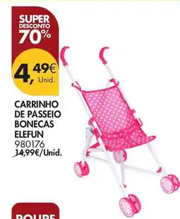 Pingo Doce Carrinho de passeio bonecas elefun promoção