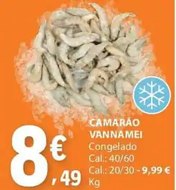 E.Leclerc Camarão vannamei promoção
