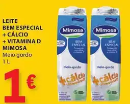 E.Leclerc Leite bem especial + cálcio + vitamina d mimosa promoção