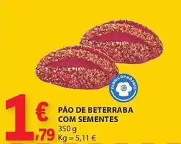 E.Leclerc Pão de beterraba com sementes promoção