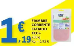 E.Leclerc Fiambre corrente fatiado €co+ promoção