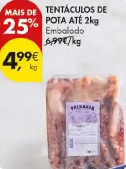 Pingo Doce Tentaculos de pota até 2kg promoção