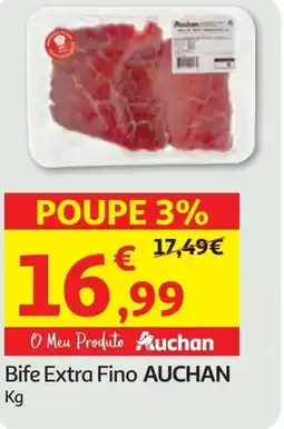 Minipreço Bife Extra Fino AUCHAN promoção