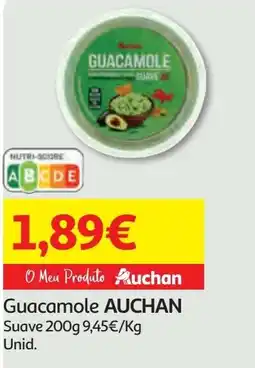 Minipreço Guacamole AUCHAN Suave promoção