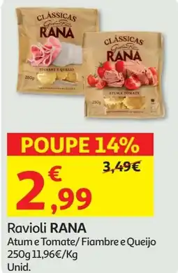 Minipreço Ravioli RANA promoção