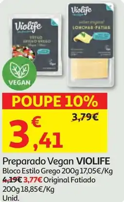 Minipreço Preparado Vegan VIOLIFE promoção