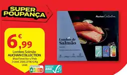 Minipreço Lombos Salmão AUCHAN COLLECTION promoção