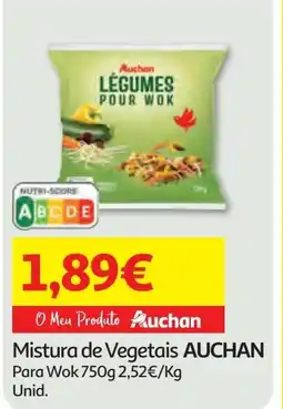Minipreço Mistura de Vegetais AUCHAN Para Wok promoção