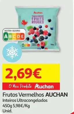 Minipreço Frutos Vermelhos AUCHAN promoção