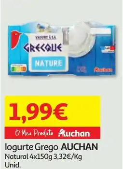 Minipreço logurte Grego AUCHAN promoção