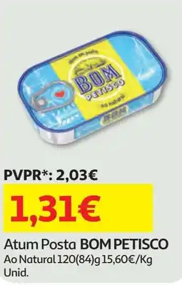 Minipreço Atum Posta BOM PETISCO Ao Natural promoção