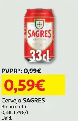 Minipreço Cerveja SAGRES Branca Lata promoção