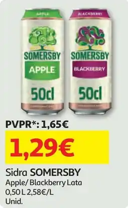 Minipreço Sidra SOMERSBY promoção