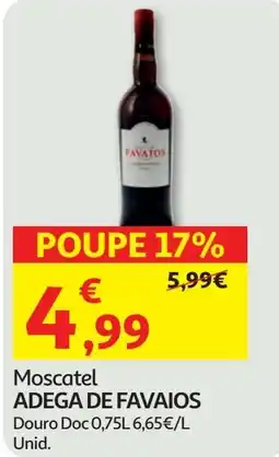 Minipreço Moscatel ADEGA DE FAVAIOS promoção