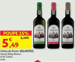 Minipreço Vinho do Porto VELHOTES promoção