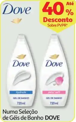 Minipreço Numa Seleção de Géis de Banho DOVE promoção