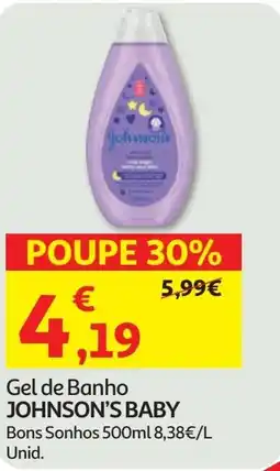 Minipreço Gel de Banho JOHNSON'S BABY promoção