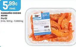 Intermarché Camarão cozido 40/60 PorSi promoção