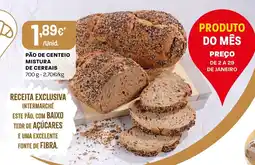 Intermarché Pão de centeio mistura de cereais promoção