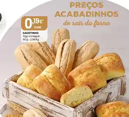 Intermarché Cacetinho trigo e integral promoção