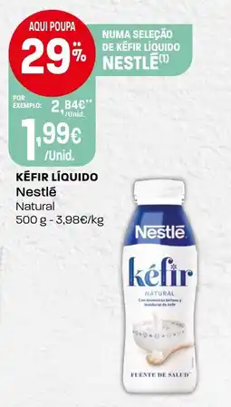 Intermarché Kefir líquido nestlé natural promoção