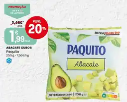Intermarché Abacate cubos paquito promoção