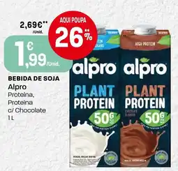 Intermarché Bebida de soja Alpro Proteína, promoção