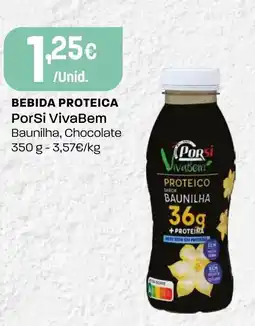 Intermarché Bebida proteica porsi vivabem promoção