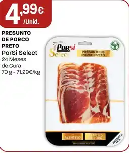 Intermarché Presunto de porco preto PorSi Select promoção