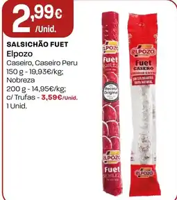 Intermarché Salsichão fuet Elpozo promoção
